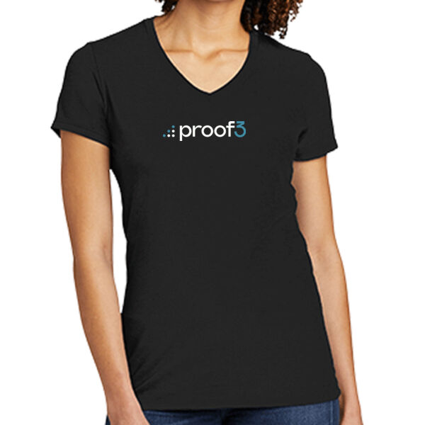 Printed Proof3 - Women's Tri Blend V Neck Tee Thumbnail